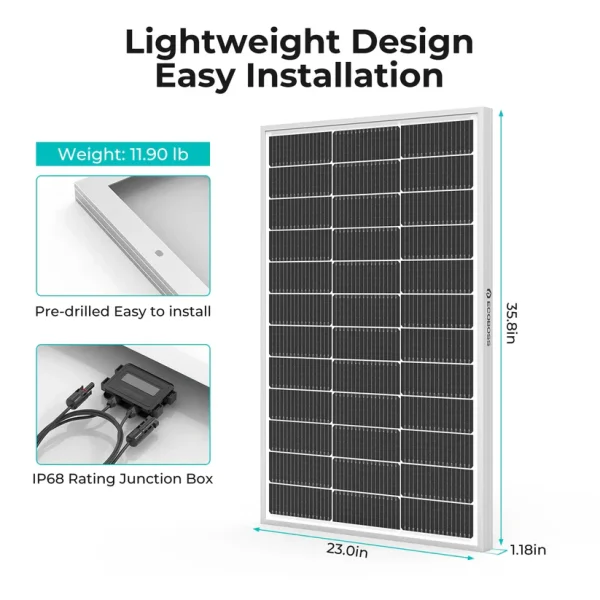 100w 12v monocrystalline solar panel 100w 12v monocrystalline solar panel