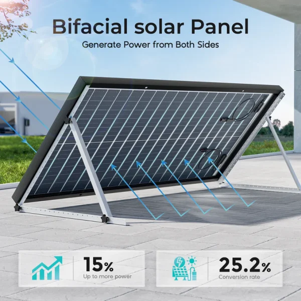 100 watt bifacial solar panel 100 watt bifacial solar panel