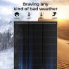 200w 12v solar panel kit for rvs & campers