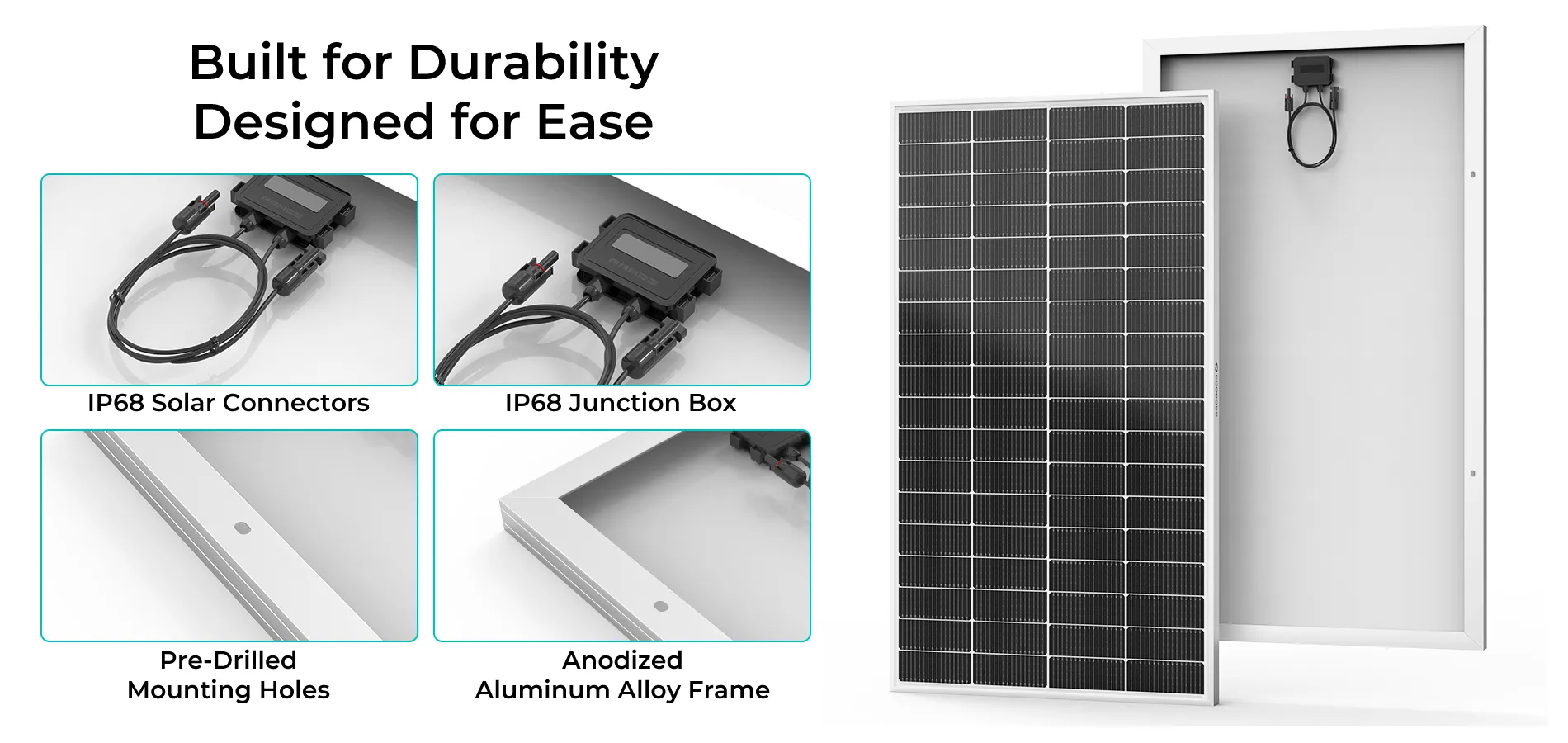 200w monocrystalline solar panel