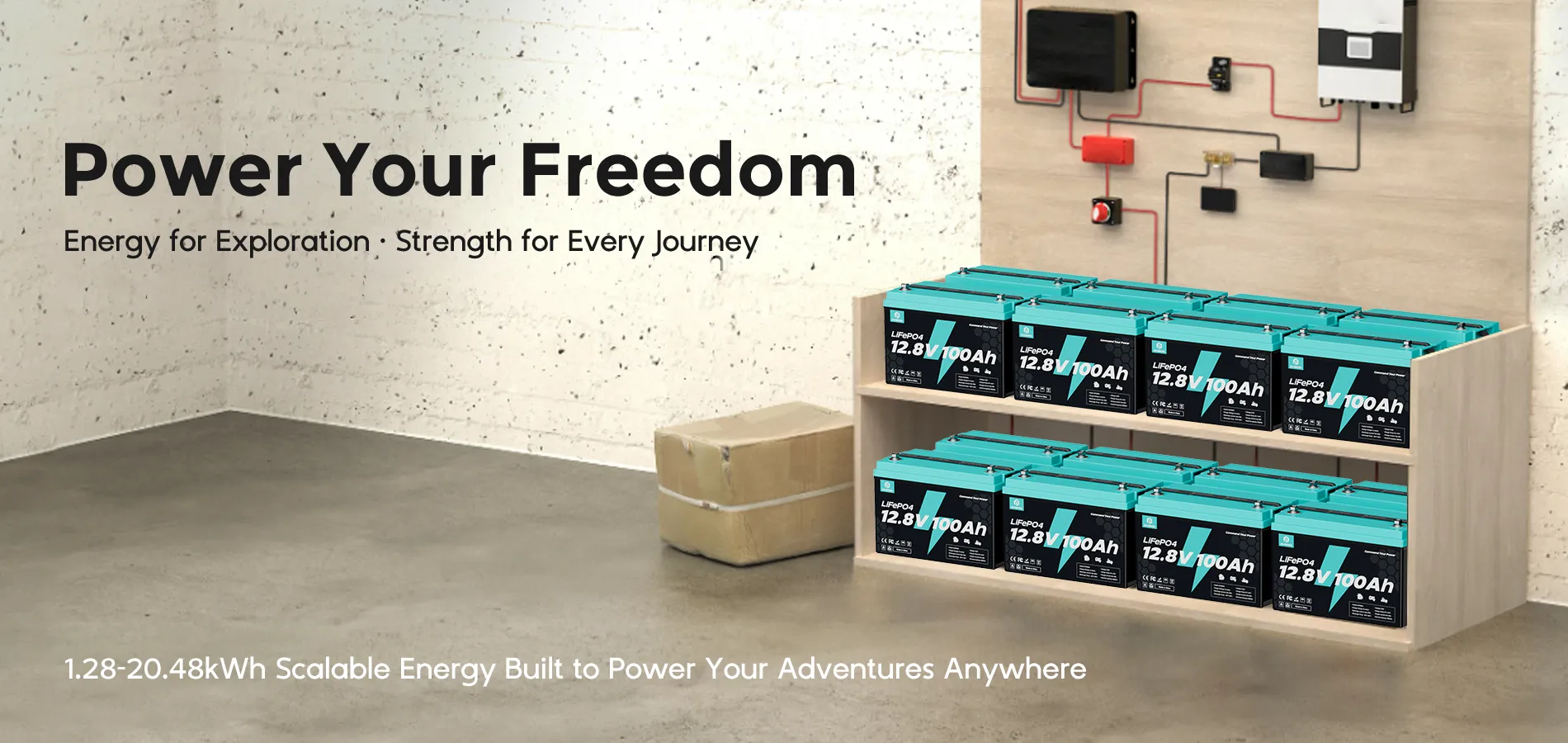 ecoboss 12.8v 100ah lifepo4 battery