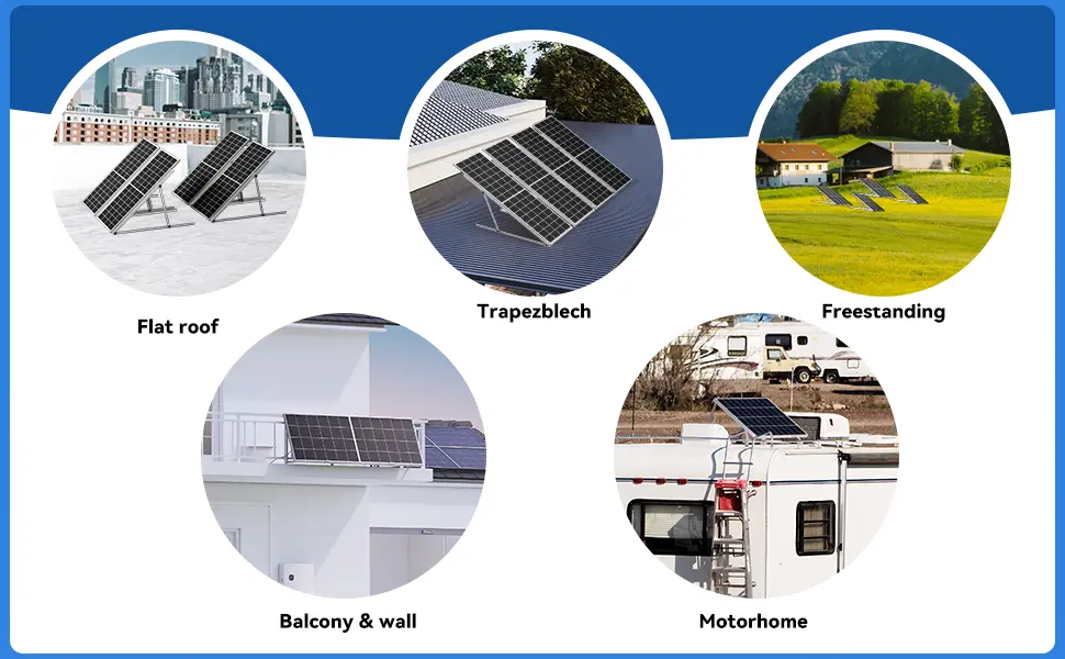 solar panel tripod bracket adjustable mounting brackets kit system