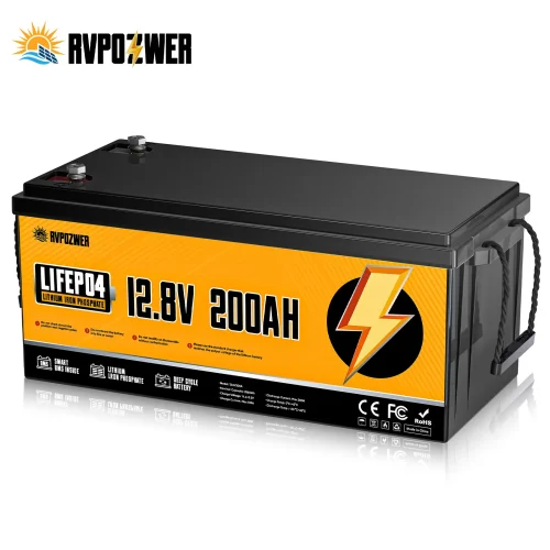 rvpozwer 12.8v 200ah lifepo4 battery