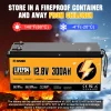 rvpozwer 12.8v 300ah lifepo4 battery