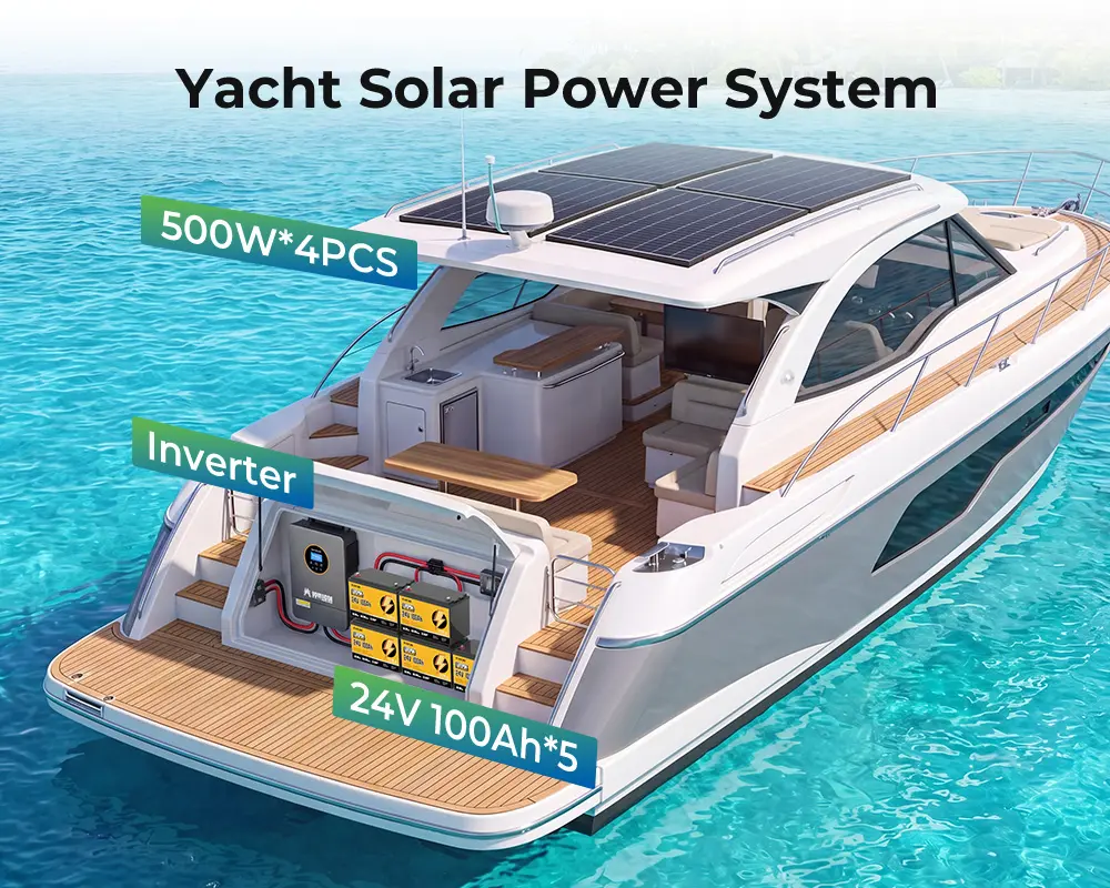 2000W Marine Solar Panel Kits 2