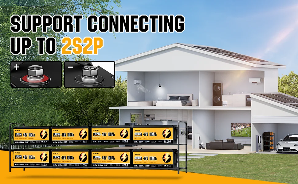 rvpozwer 48v 100ah lifepo4 battery
