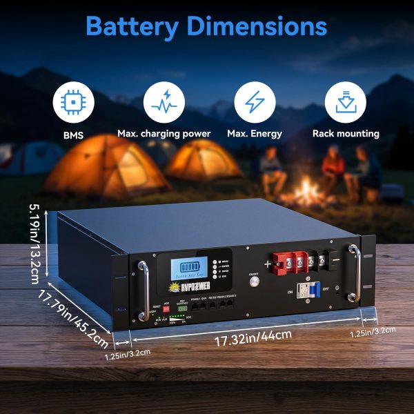 48v 100ah rack lifepo4 battery
