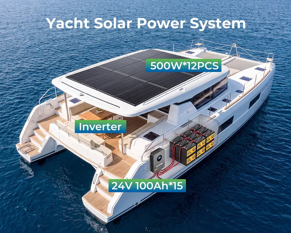 6000W Marine Solar Panel Kits 2