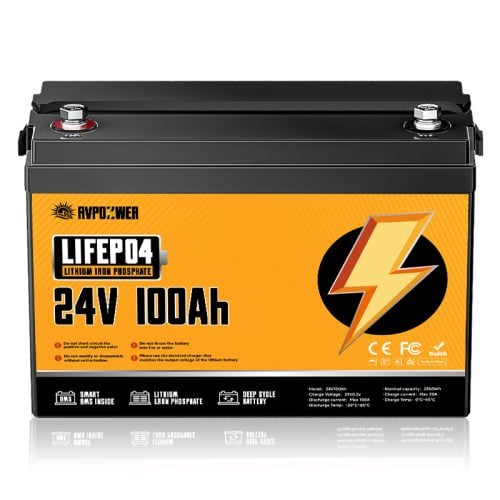 24V 100AH LiFePO4 Battery
