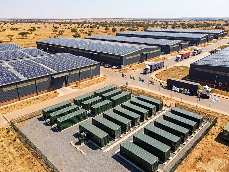Commercial battery energy storage project