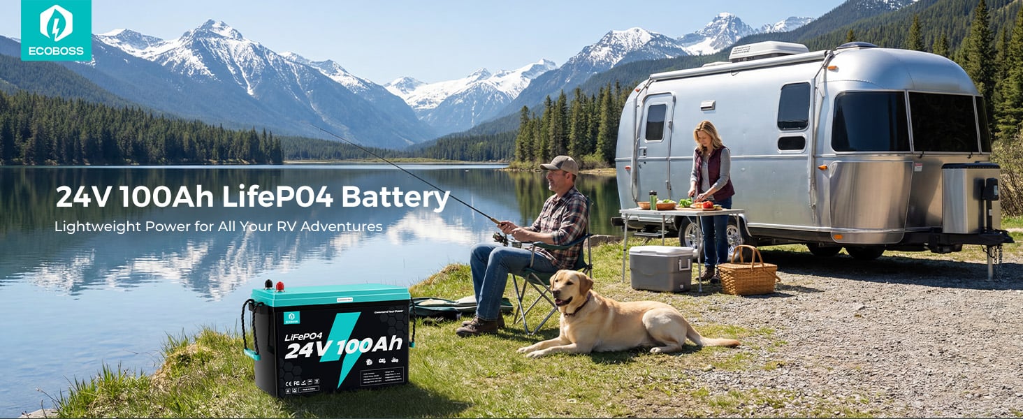 ecoboss 24v 100ah lifepo4 battery