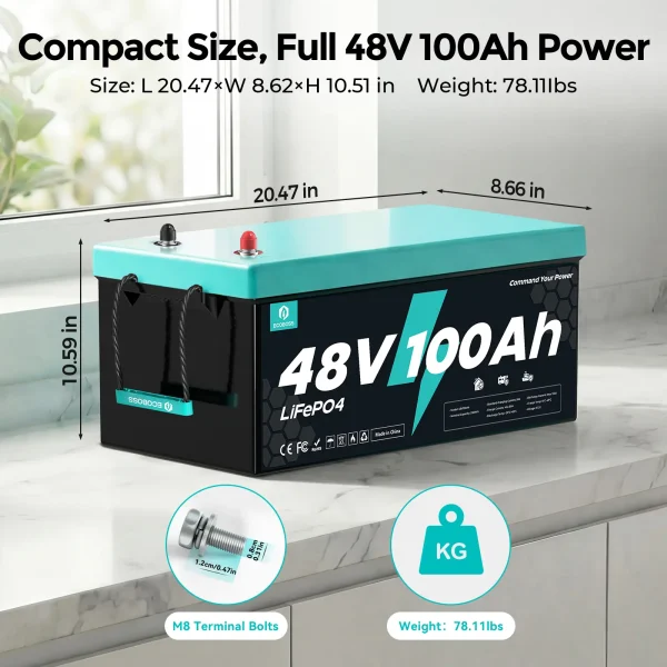ecoboss 48v 100ah lifepo4 battery