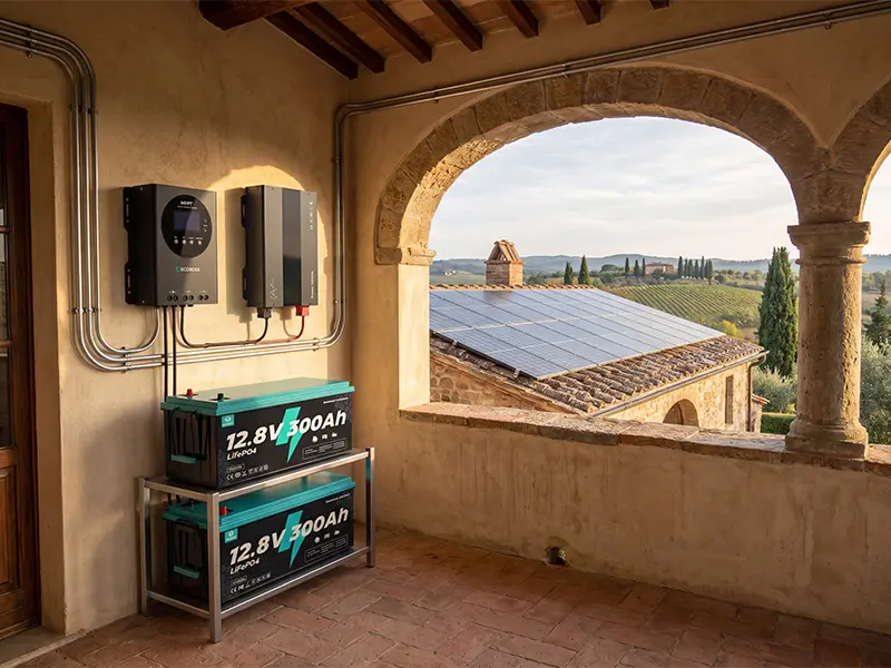 Home solar and battery storage project