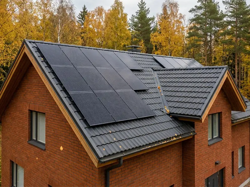 Outdoor home energy storage project