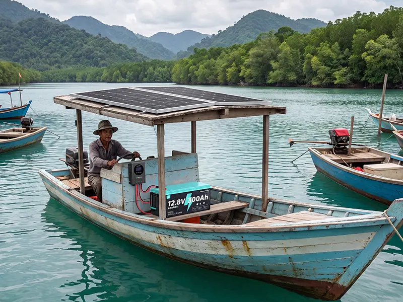Boat solar energy project