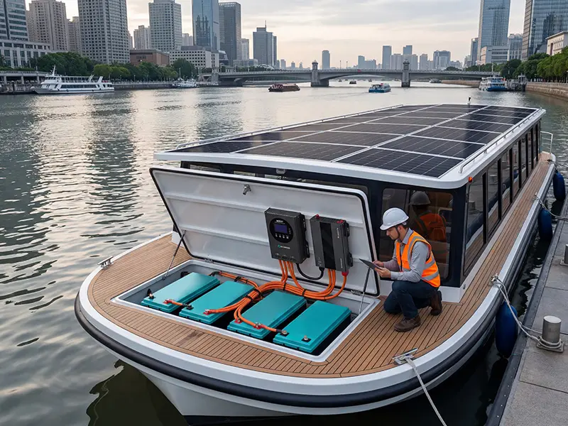 Marine energy storage installation