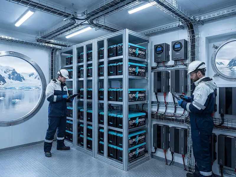 Marine off-grid power system project