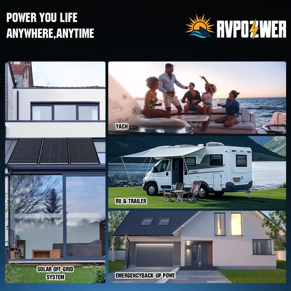 rvpozwer 12v 100ah lifepo4 battery