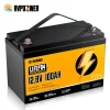 rvpozwer 12v 100ah lifepo4 battery