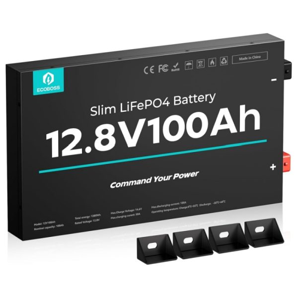 Slim LiFePO4 Battery 1 12v 100ah lifepo4 slim battery