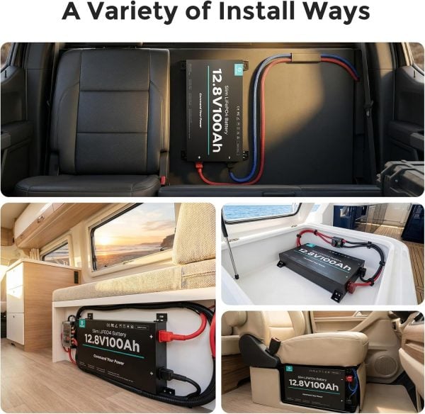 12v 100ah lifepo4 slim battery