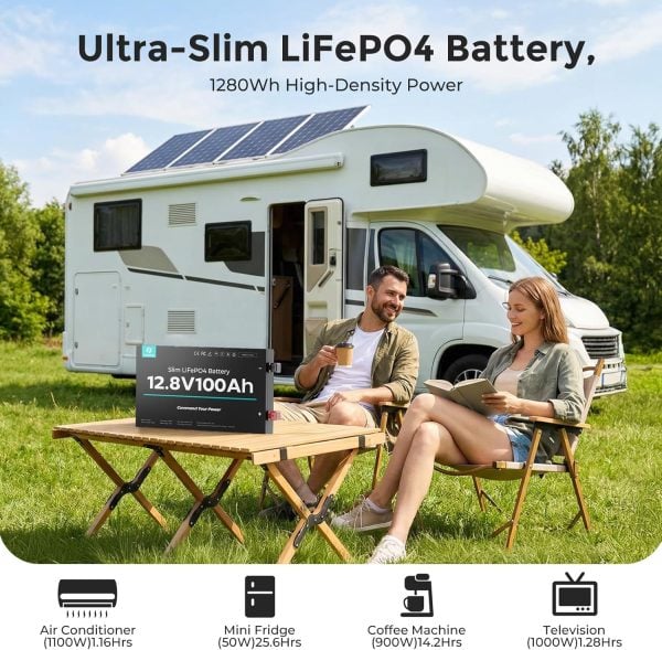12v 100ah lifepo4 slim battery