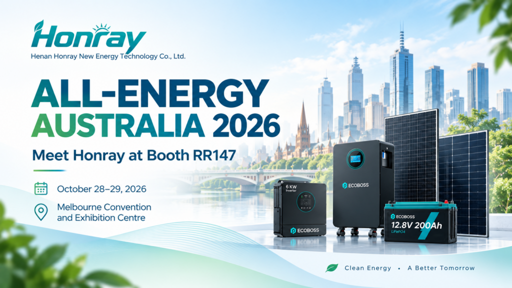 Meet Honray at All-Energy Australia 2026