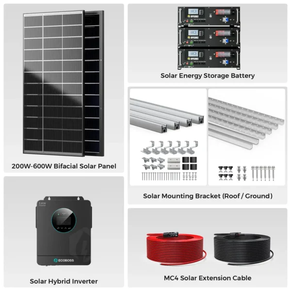 6.2KW-15KW Solar System Kit