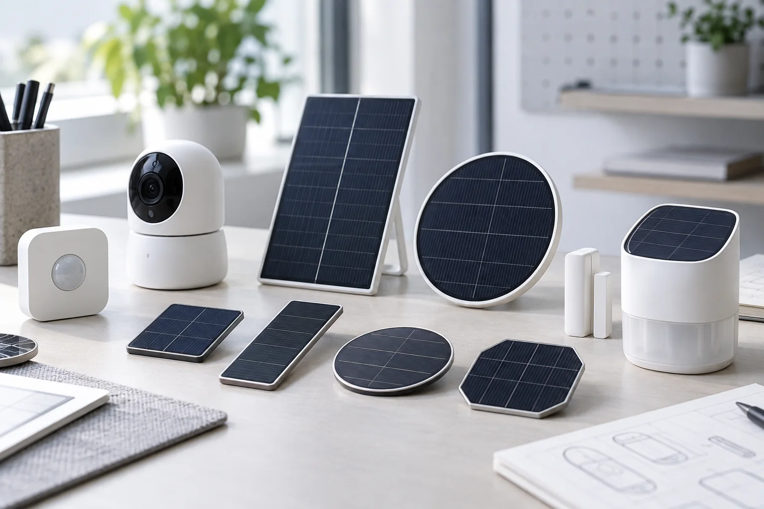 Consumer IoT housings and compact solar module prototypes
