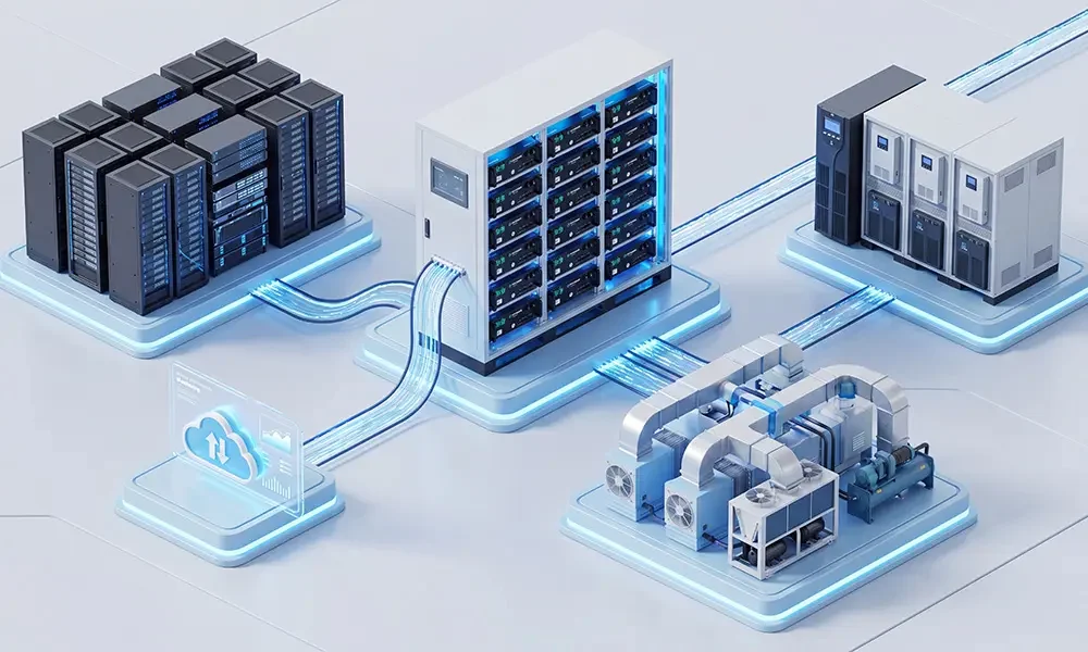 Data center energy storage system