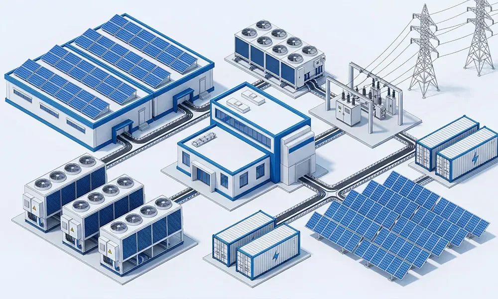 Industrial energy storage system