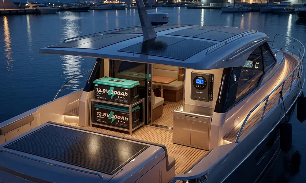 Yacht marine energy storage system