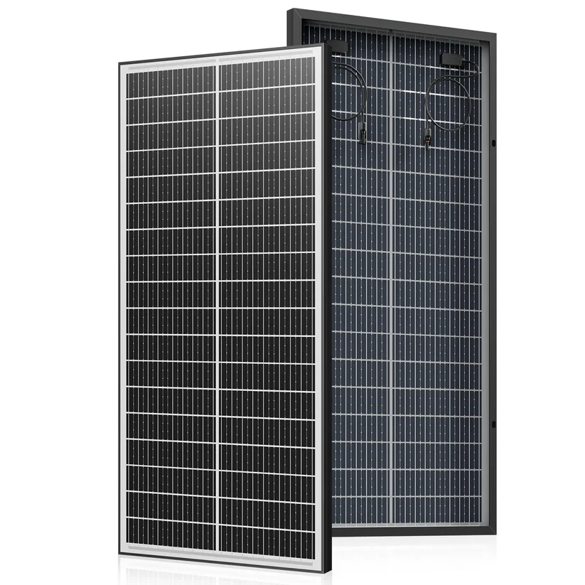 Honray 100W bifacial solar panel product view